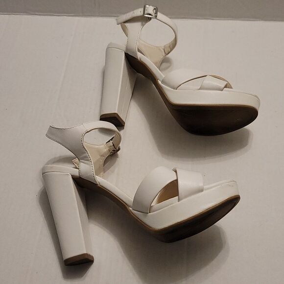 DELICIOUS CRISS-CROS BLOCK HEEL PLATFORM OPEN TOE PLATFORM ESPADRILLE SANDAL R3 - Picture 9 of 16